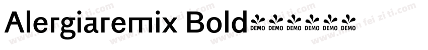 Alergiaremix Bold字体转换